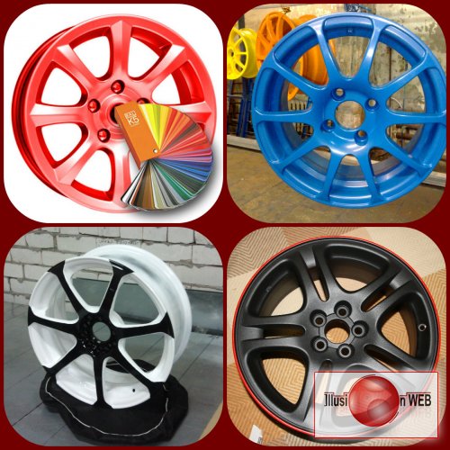 Порошковая покраска дисков, бамперов и др.